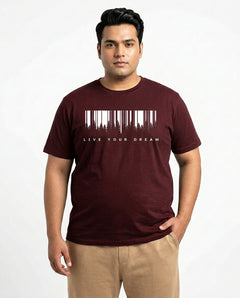 Live Your Dream Plus Size Men Premium Tee