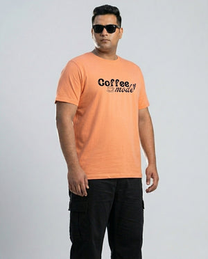 Coffee Mode Plus Size Men Premium Tee