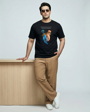 Where Shiva is peace Plus Size Men Premium Tee