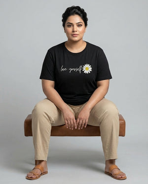 Love Yourself Plus Size Women Premium Tee