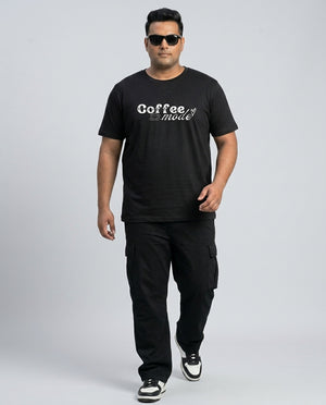 Coffee Mode Plus Size Men Premium Tee