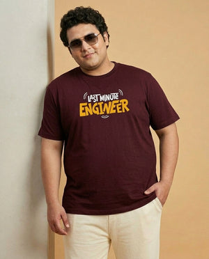 Last Minute Engineer Plus Size Men Premium Tee
