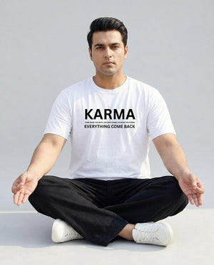 Karma Plus Size Men Premium Tee