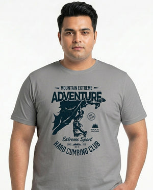 Mountain Extereme Adventure Plus Size Men Premium Tee