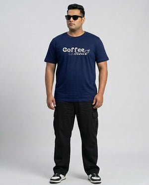 Coffee Mode Plus Size Men Premium Tee