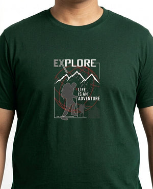 Life Is An Adventure Plus Size Men Premium Tee