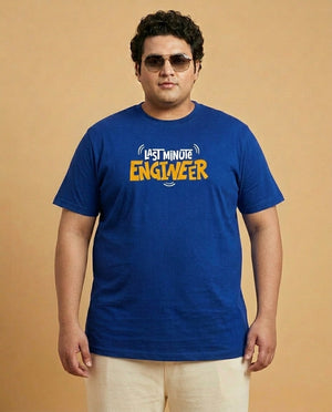 Last Minute Engineer Plus Size Men Premium Tee