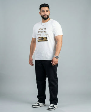 How To Catch me Plus Size Men Premium Tee