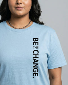 Be The Change Plus Size Women Premium Tee