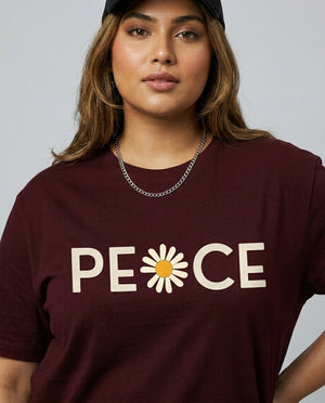 Peace Plus Size Women Premium Tee