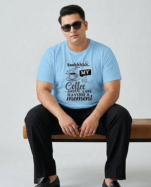 My Coffee Plus Size Men Premium Tee