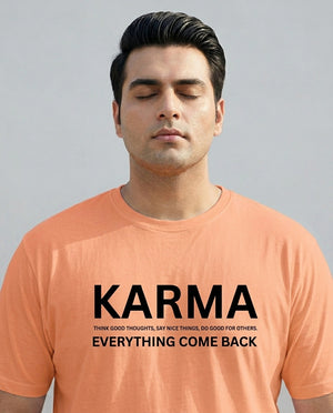 Karma Plus Size Men Premium Tee