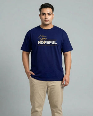 Stay Hopeful Plus Size Men Premium Tee