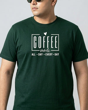 Coffee All Day Every Day Plus Size Men Premium Tee
