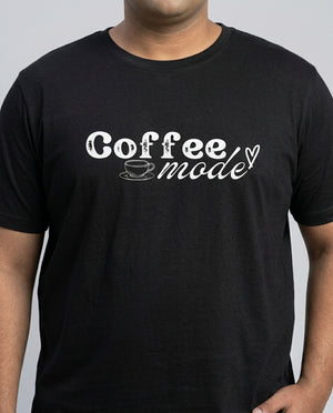 Coffee Mode Plus Size Men Premium Tee