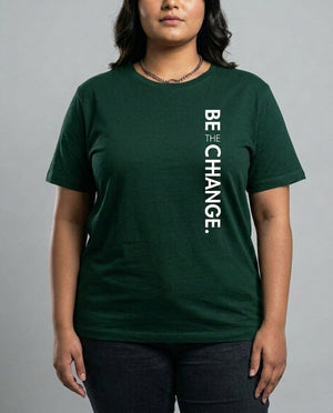 Be The Change Plus Size Women Premium Tee