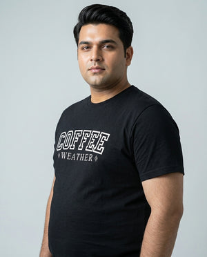 Coffee Weather Plus Size Men Premium Tee