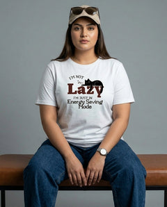 I'm Not Lazy Plus Size Women Premium Tee