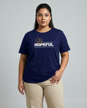 Stay Hopeful Plus Size Women Premium Tee