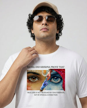 Radha Krishna Plus Size Men Premium Tee