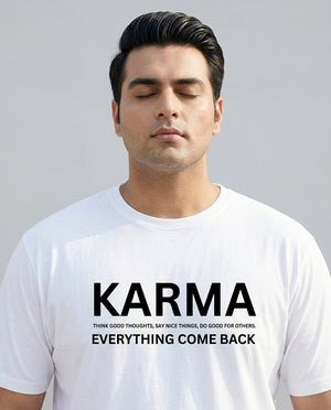 Karma Plus Size Men Premium Tee