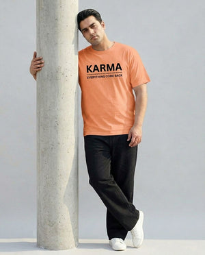 Karma Plus Size Men Premium Tee