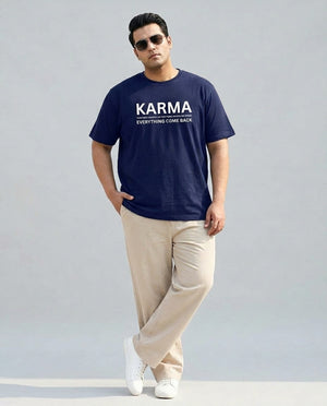 Karma Plus Size Men Premium Tee