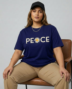 Peace Plus Size Women Premium Tee