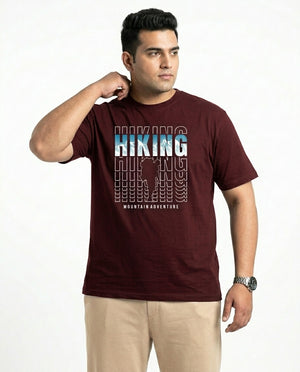 Hiking Plus Size Men Premium Tee