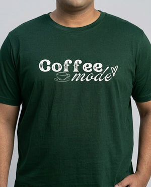 Coffee Mode Plus Size Men Premium Tee