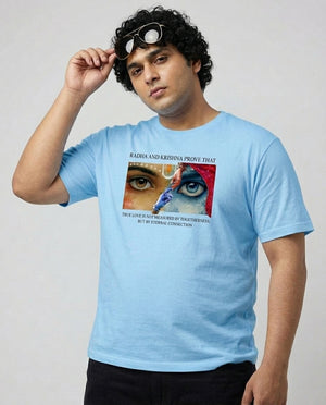 Radha Krishna Plus Size Men Premium Tee