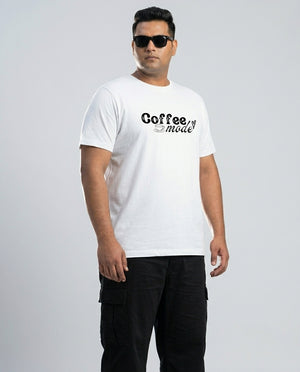Coffee Mode Plus Size Men Premium Tee