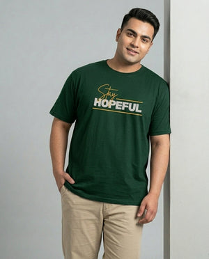Stay Hopeful Plus Size Men Premium Tee