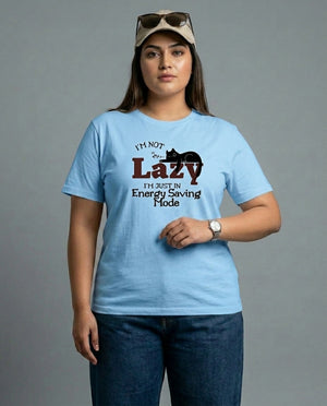 I'm Not Lazy Plus Size Women Premium Tee