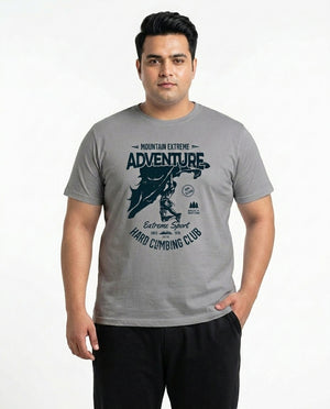 Mountain Extereme Adventure Plus Size Men Premium Tee