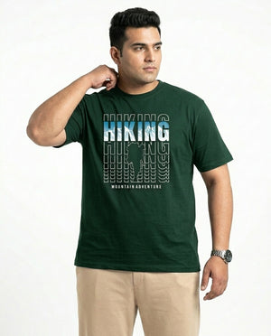 Hiking Plus Size Men Premium Tee