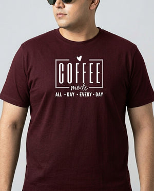 Coffee All Day Every Day Plus Size Men Premium Tee
