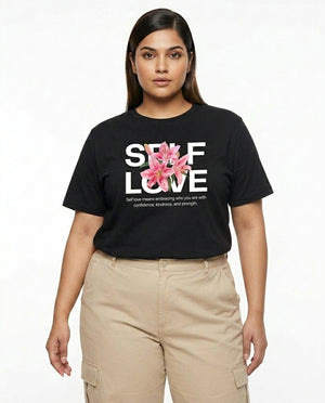 Self Love Plus Size Women Premium Tee