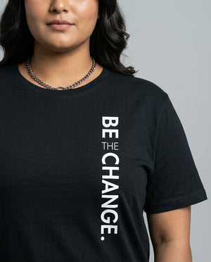 Be The Change Plus Size Women Premium Tee