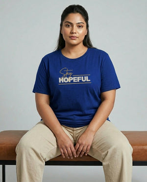 Stay Hopeful Plus Size Women Premium Tee