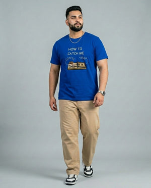 How To Catch me Plus Size Men Premium Tee