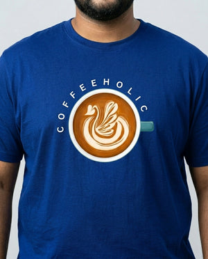 Coffeeholic Plus Size Men Premium Tee