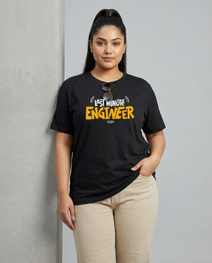 Last Minute Engineer Plus Size Women Premium Tee