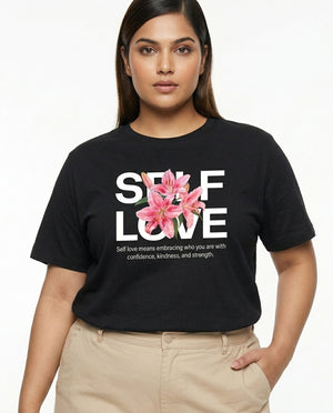 Self Love Plus Size Women Premium Tee
