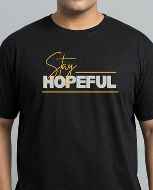 Stay Hopeful Plus Size Men Premium Tee