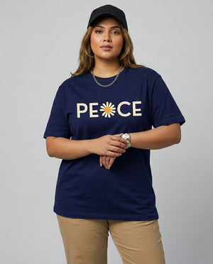 Peace Plus Size Women Premium Tee