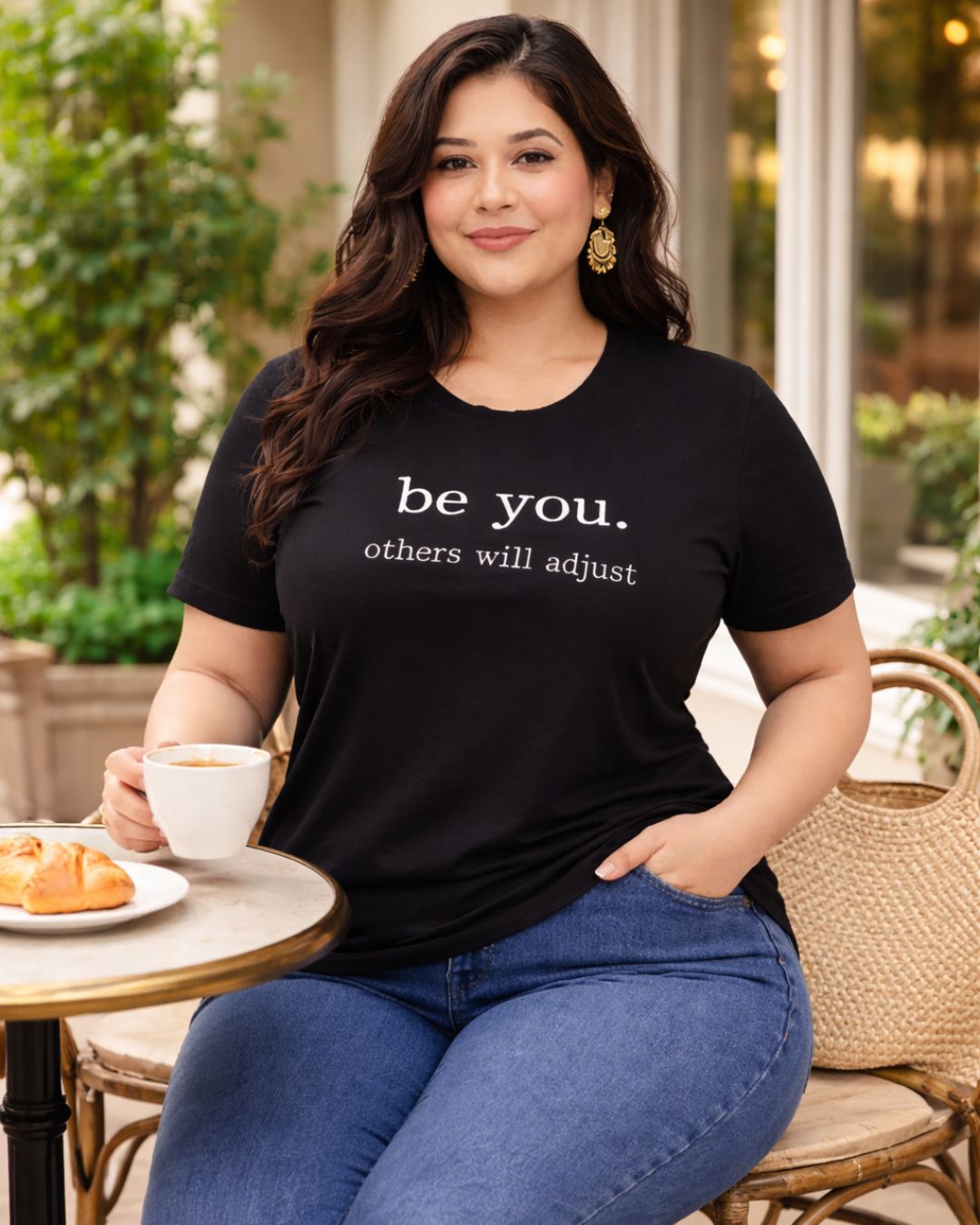 Be You Plus Size Women Premium Tee
