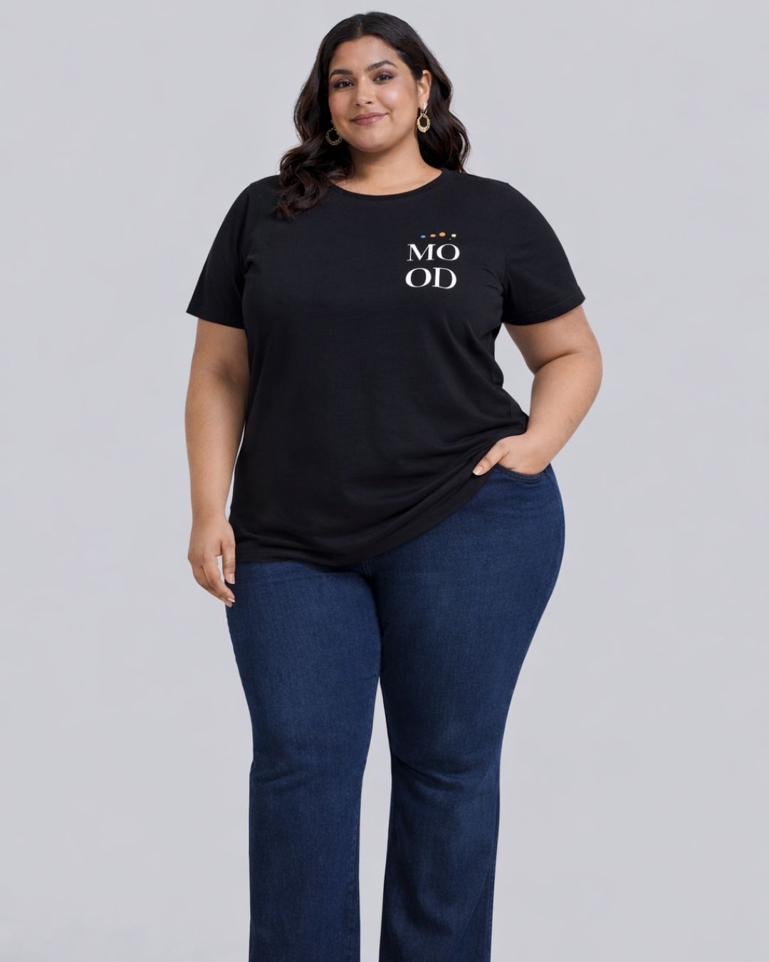 Mood Plus Size Women Premium Tee