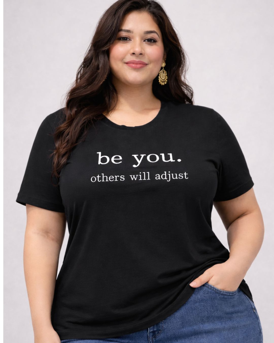 Be You Plus Size Women Premium Tee