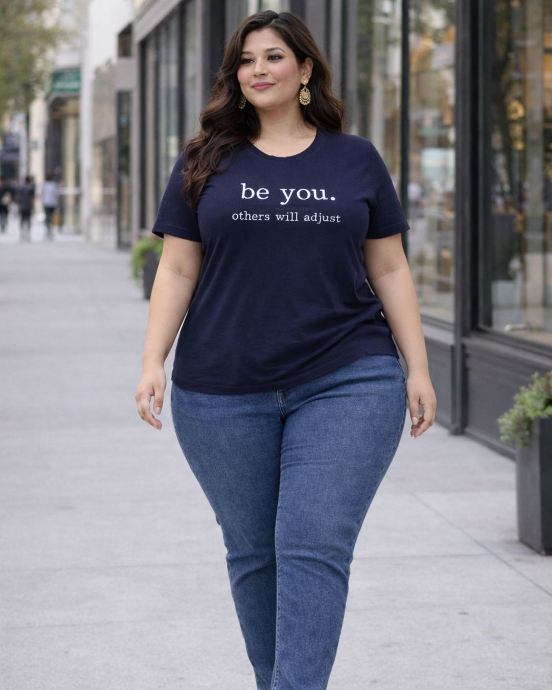 Be You Plus Size Women Premium Tee